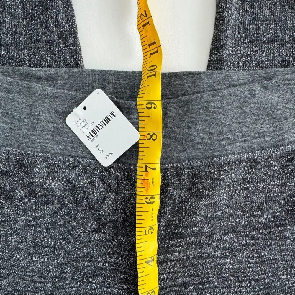 Free People Grey Zipper Ankle Leggings Size Small NWT